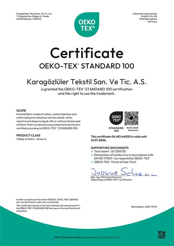 OEKO-TEX® Standard 100